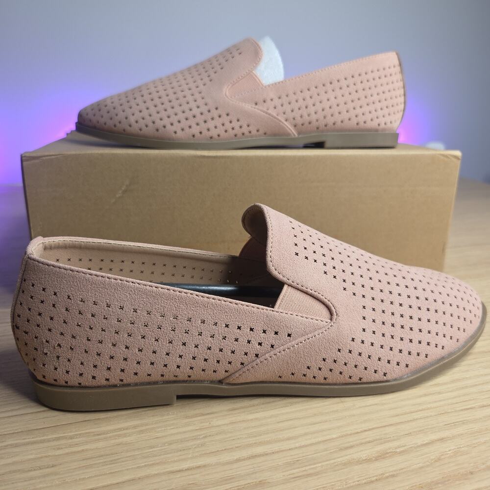 Journee Lucie Tru Comfort Foam Slip On Pink Almond Toe Dress Flats Size 6.5